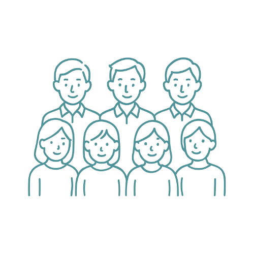 たくさんの人から選びたい